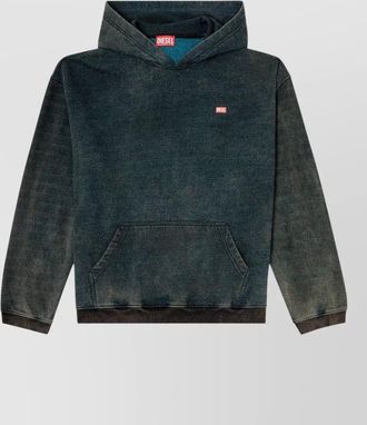 Diesel logo print hooded sweatshirt