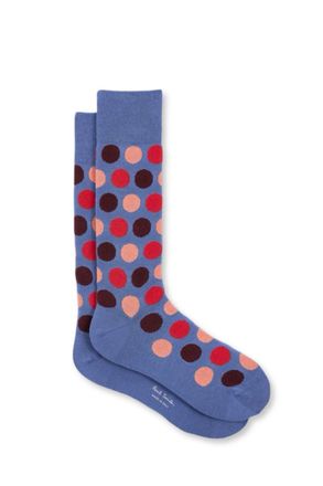 Paul Smith ILARIO POLKA DOT SOCKS colour: BLUE