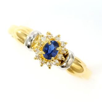 C&A Platinum Yellow Gold Yellow Gold (18K) Platinum 900 Band Ring (Pre-Owned)