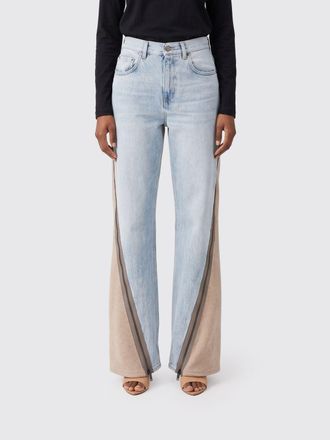 Haikure Bonnie High-Waisted Printed Denim Flared Jeans