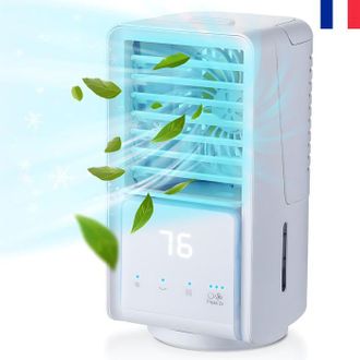 OEM Aire Acondicionado Port&aacute;til 4 En 1, Silencioso (36-45 Db), Con Humidificador De 700 Ml Y Bater&iacute;a De 4000 Mah, Ideal Para Oficina Y Dormitorio