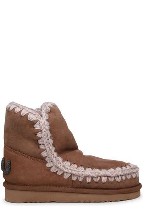 ミドルブーツ MOU Women Boots MU FW411001ALOAK Grey Women's Originals Ankle Boot MOAW101 Gray