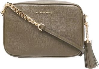 Michael Kors Crossbody Bag - Dames - Schoudertassen - Groen - ONE Size - Leer - Tassen