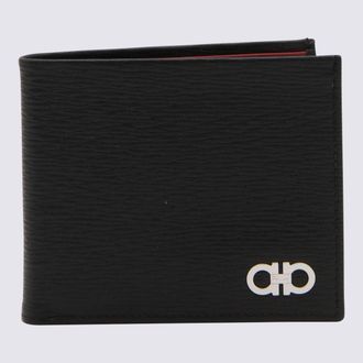 Ferragamo Black Leather Bifold Wallet