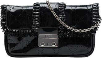 Dior Pre-owned Crossbody Bag - Dames - Vintage Schoudertas - Zwart - ONE Size - Leer - Vintage