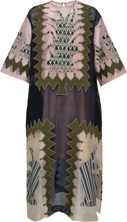 Biyan Abito con stampa - Rosa