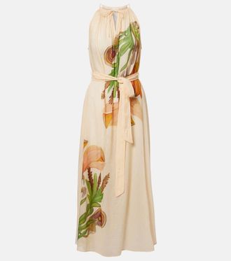 Ulla Johnson x Anna Zemankova cotton midi dress