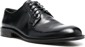 Dsquared2 Mens Derby Shoes - Black Leather - Size EU 40