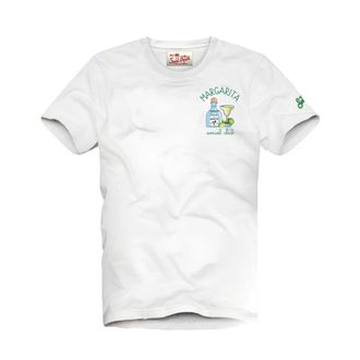 MC2 Saint Barth T-Shirts, male, White, Size: XL Social Margarita T-Shirt