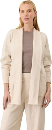 Pact Organic Cotton Airplane Wrap Cardigan in Cream Heather at Nordstrom, Size Xx-Large