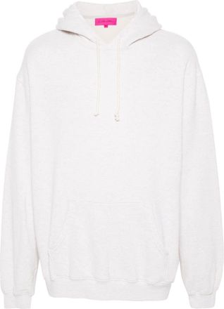 The Elder Statesman Plain hoodie - men - Cotton/Cashmere - L - Neutrals