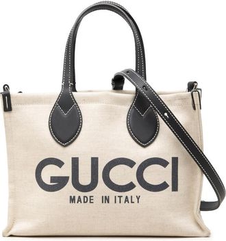 Gucci Pre-owned Gucci Medium Canvas Logo Tote Unisex F95JVLC5L06RATLU