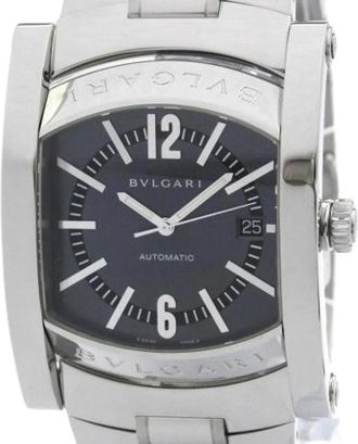 Bulgari Pre-owned Assioma Aa 48S Polshorloge - Heren - Vintage Horloges - Grijs - ONE Size - Vintage
