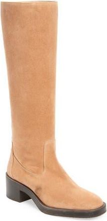 Stuart Weitzman Kaia Knee High Boot in New Camel Sport Suede at Nordstrom Rack, Size 10.5