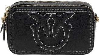 Pinko Love Birds Schoudertas - Dames - Schoudertassen - Zwart - ONE Size - Tassen