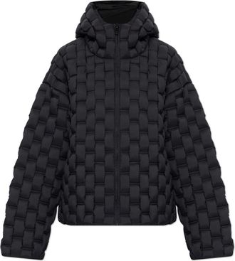 RAXXY Turtleneck Donzenjack met Capuchon - Dames - Gewatteerde jassen - Zwart - M - Nylon - Jassen