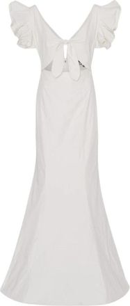 Rotate Stella Dress - Dames - Maxi kleedjes - Wit - XL - Polyester - Kleedjes