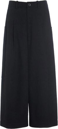 Bitte Kai Rand Zwarte Bouclino Broek Stijlvol en Comfortabel - Dames - Wijde Broeken - Zwart - XL - Broeken