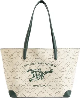 Zadig&Voltaire Z Shopper XL Monogram Faux Leather Tote in Flash at Nordstrom