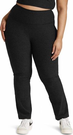 Beyond Yoga Spacedye Practice High Waisted Bootcut Pant- Plus Size In Darkest Night