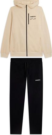 Freddy Tuta uomo in cotone Interlock con cappuccio e zip