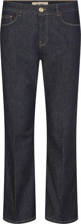Mos Mosh Cecilia Cover Jeans - Dames - Cropped Jeans - Blauw - W33 - Katoen - Jeans