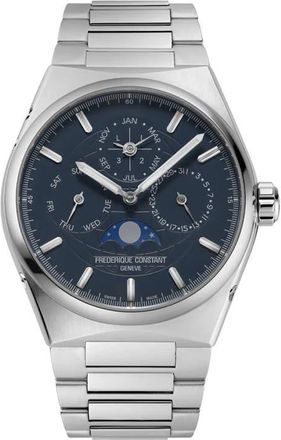 Frederique Constant Highlife Perpetual Calendar Manufacture Automatic Bracelet Watch, 41mm in Silver-Tone at Nordstrom