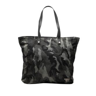 Prada Pre-owned Prada Tessuto Camouflage Tote Unisex TOBD3UF2DGG2J4Y8