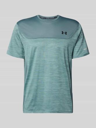 Under Armour Funktionsshirt mit Logo und Rundhalsausschnitt in Mint, Gr&ouml;&szlig;e XXL