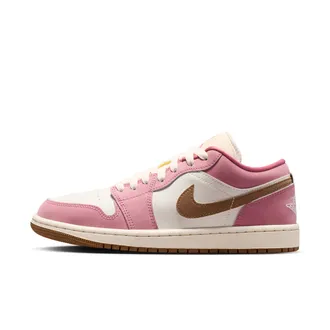 Nike Jordan Womens Air Jordan 1 Low Shoes in Pink | DC0774-609