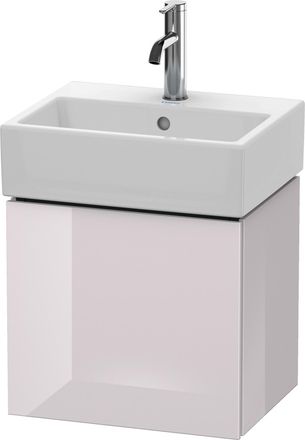 Duravit Duravit L-cube Mueble De Pared 43,4x34,1 Cm, 1 Puerta, Con Bisagra A La Derecha, Para Vero Air 072445, Color: Laca Blanca Lila Alto Brillo - Lc6245r27