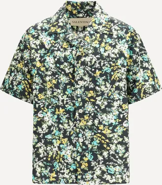 Valentino Shirt with an all-over Papier Floral Male 48