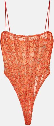 LaQuan Smith Lace bodysuit