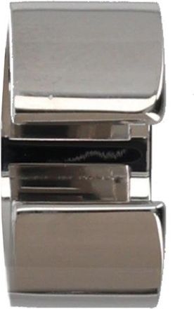 Maison Margiela Minimalist Brass Ear Cuff - Silver