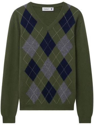 Pringle Of Scotland V-neck cashmere jumper - Green