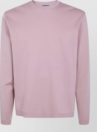 Herno long sleeve crew neck plain top
