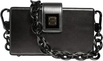 Dolce & Gabbana Pre-owned Fabric shoulder-bags - Dames - Vintage Schoudertas - Zwart - ONE Size - Leer - Vintage