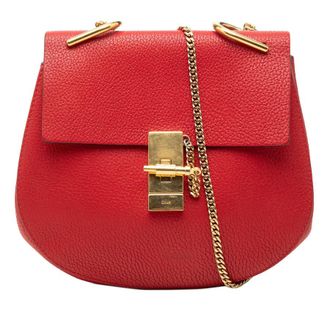 Chlo&eacute; Pre-owned Chloe Small Leather Drew Crossbody Ladies IQ11A38O0U2TJBVK