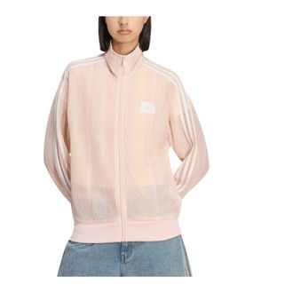 adidas Summer Glow Knitted Firebird Track Top - Sport - Mujer - Rosa - XS