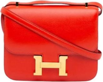 Herm&egrave;s Pre-owned Constance 18 Borsa a Spalla - - Pre-owned - Donna - Rosso - ONE SIZE