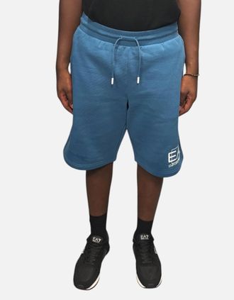 Emporio Armani Mens Visibility Cotton Short - Blue - Size: 37/36/32