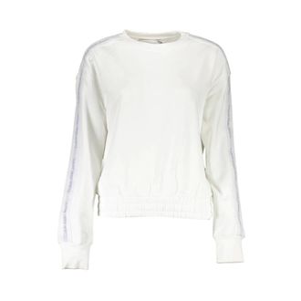 Calvin Klein Dames, Sweatshirts & Hoodies, Wit, Maat: L Katoen