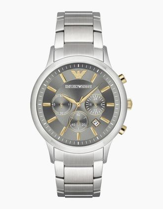 Emporio Armani Mens Emporio Armani AR11047 Chronograph Mens Watch - Silver