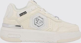 Philipp Plein Sneakers basse SK8R in pelle e mesh con stampa cocco e logo Hexagon