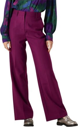 Freebird by Steven Paarse Lolani Broek voor Vrouwen - Dames - Wijde Broeken - Paars - S - Broeken