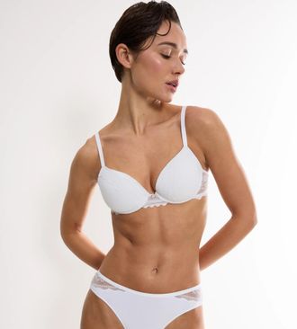 Triumph B&uuml;gel-BH TRIUMPH Comfort Allure, Damen, Gr. 70, Cup C, wei&szlig;, Microtouch, Obermaterial: 55% Polyester, 32% Polyamid, 13% Elasthan, BHs B&uuml;gel-BH, Komfor