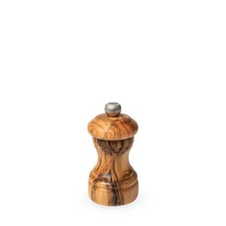 Peugeot Bistro Molinillo De Sal De Madera De Olivo 10 Cm