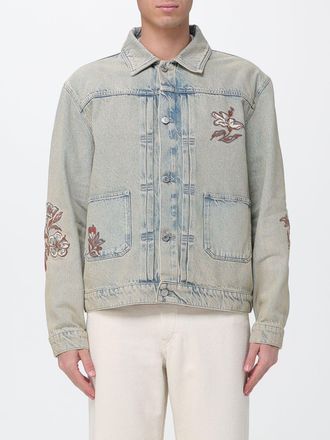 Dr&ocirc;le de Monsieur Giacca di jeans con ricami Dr&ocirc;le De Monsieur