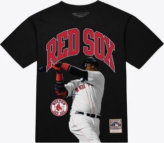 Mitchell & Ness Mens Mitchell & Ness David Ortiz Black Boston Red Sox Photo Arch Player Graphic T-Shirt at Nordstrom, Size Xx-Large
