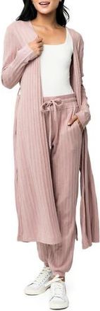 Gibsonlook Belted Duster in Mauve at Nordstrom Rack, Size Xx-Small